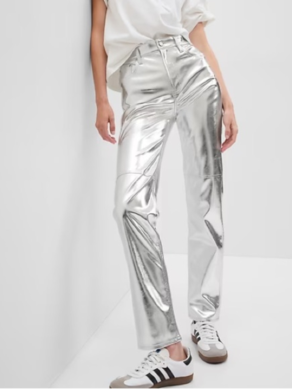 GAP Cheeky Straight Leg High Rise Pants